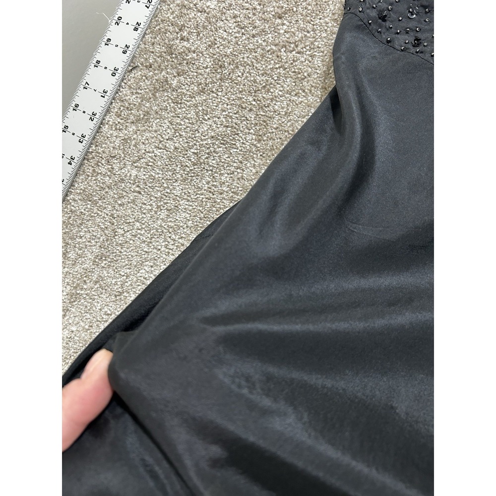 Eileen Fisher Women's 3X Black Silk Satin  Beaded Tank Top Special Occasion - Picture 9 of 10